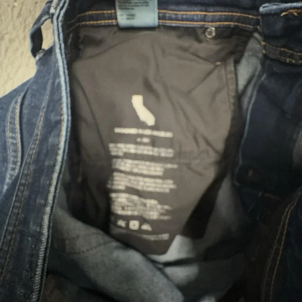 AG Adriano Goldschmied Everett Jeans Mens 34x34 Blue Slim Straight Stretch Denim